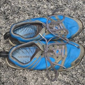 Women’s Blue & Grey Hiking Sneaker Shoes